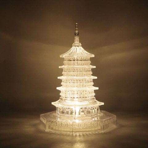 Premium LED Crystal Pagoda Decorative Light