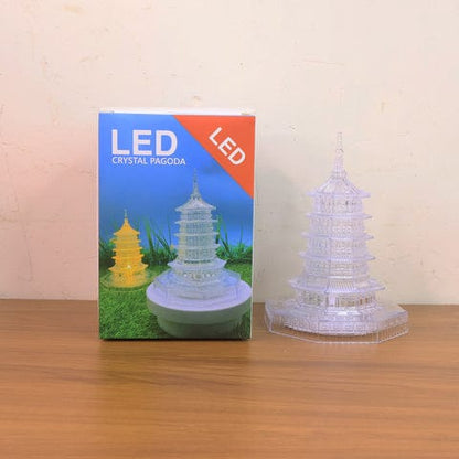 Premium LED Crystal Pagoda Decorative Light