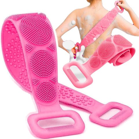 Silicone Bath Body Brush – Exfoliating Long Back Scrubber (60 cm)
