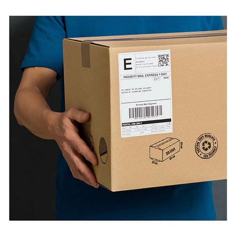 Thermal Transfer Barcode Labels – 100 × 150 mm (4” × 6”) | White Paper