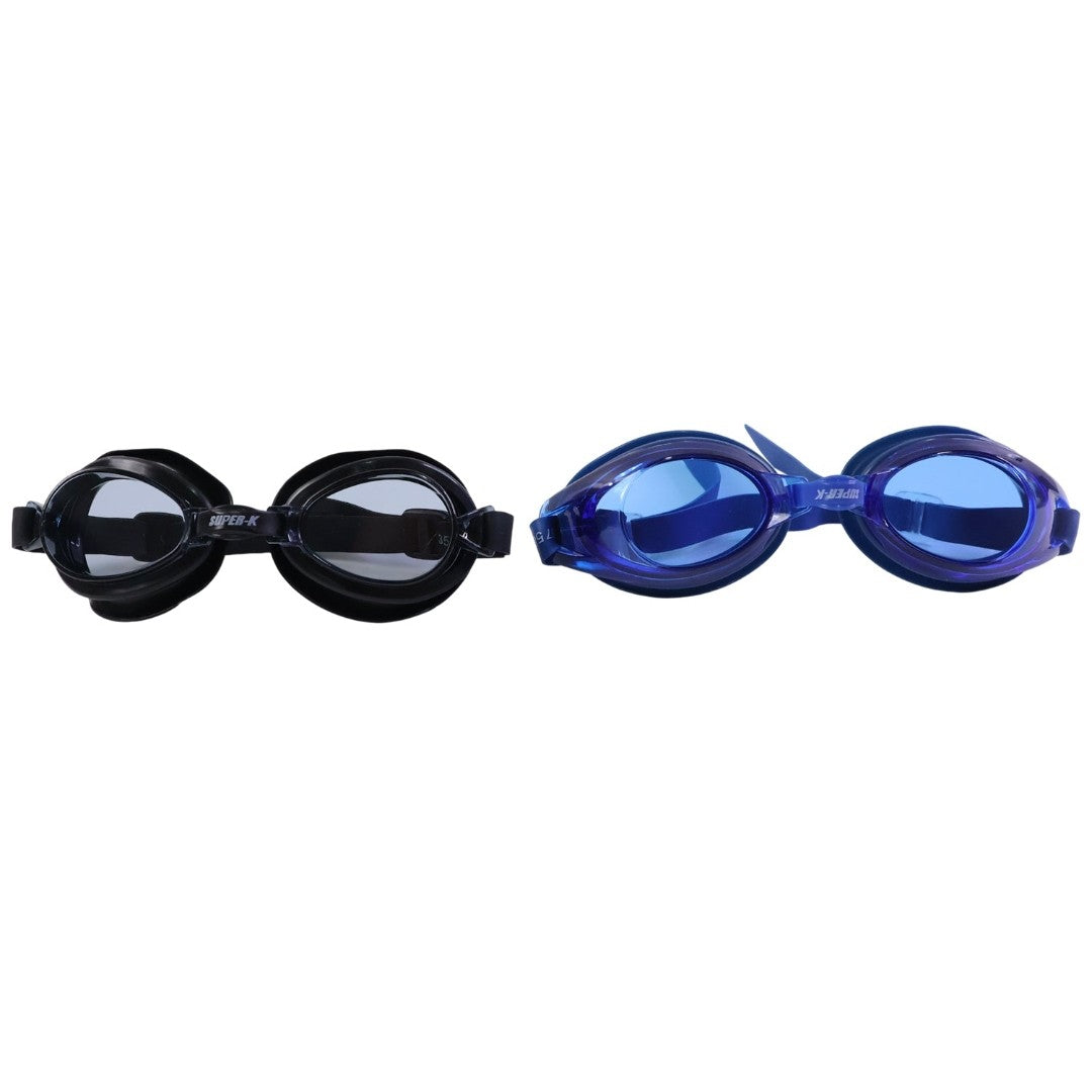 Swimming Goggles Set for Adults & Kids (2 Pieces)