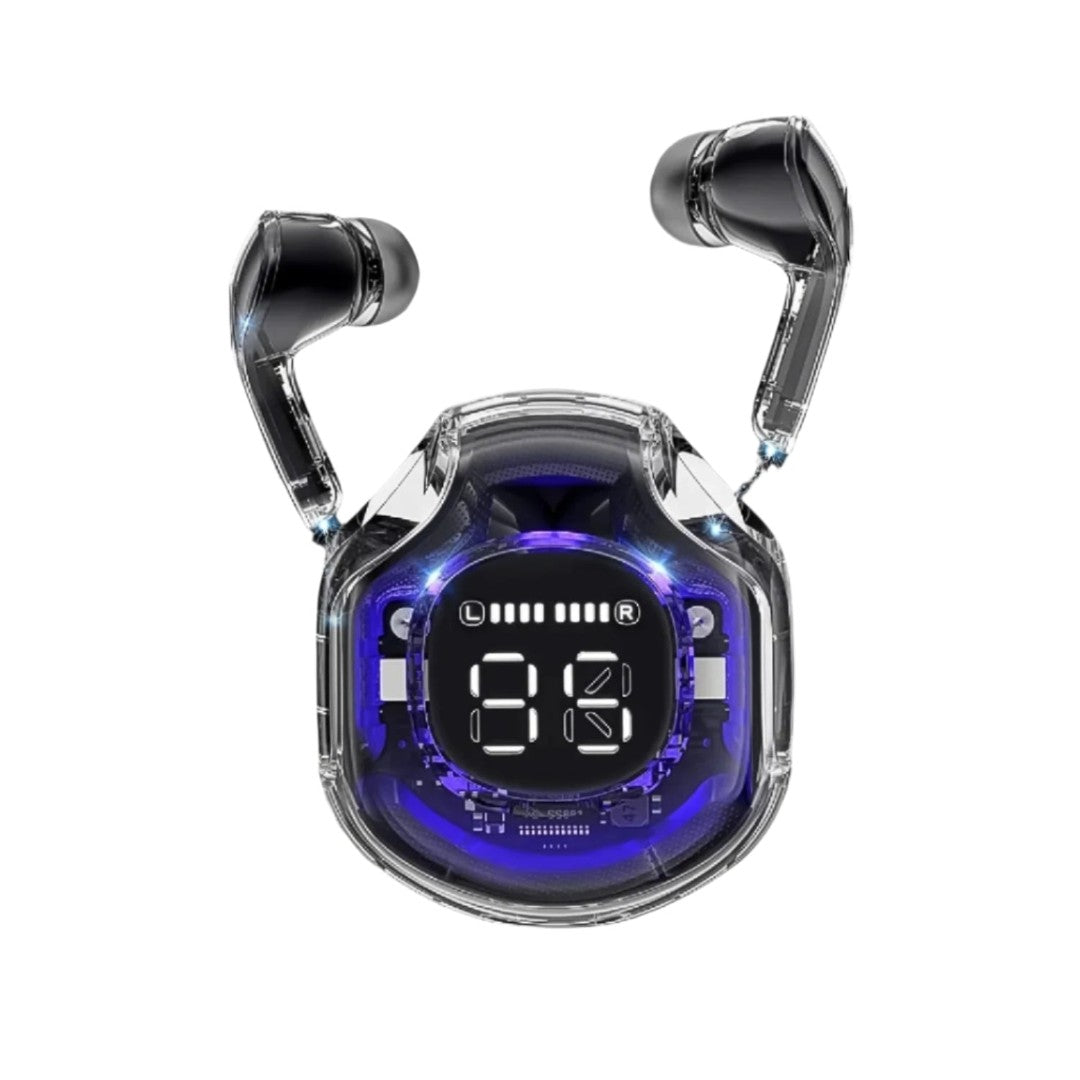 Wireless Bluetooth 5.3 In-Ear Earbuds with ENC Noise Cancellation & LED Display