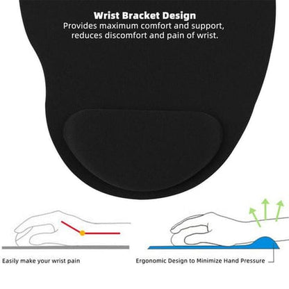 Wrist Support Mouse Pad for Computer & Laptop