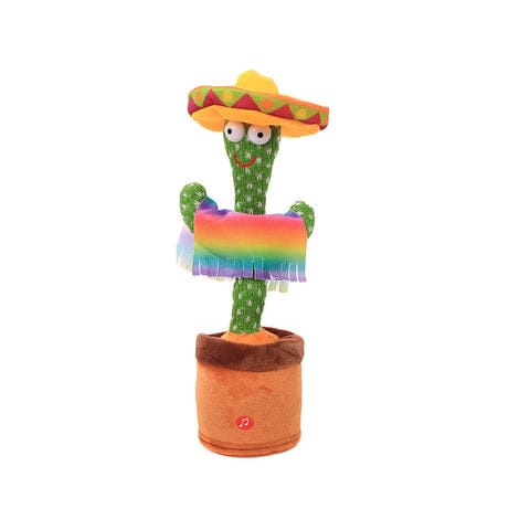 Electronic Dancing Cactus Toy – Talking, Singing & Recording Plush Toy for Kids