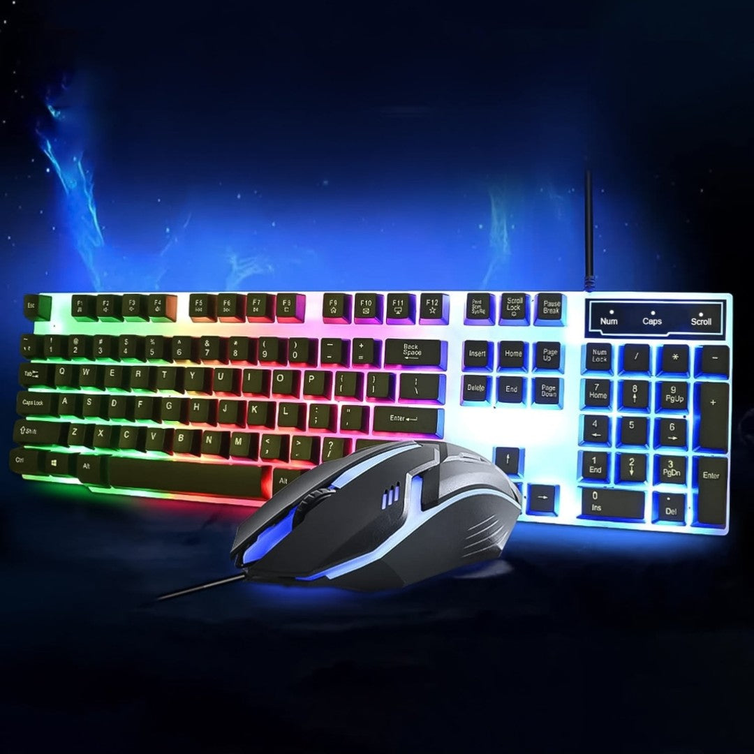 104-Key Wired Gaming Keyboard & Mouse Combo (2 Pc Set)