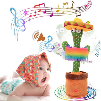 Electronic Dancing Cactus Toy – Talking, Singing & Recording Plush Toy for Kids