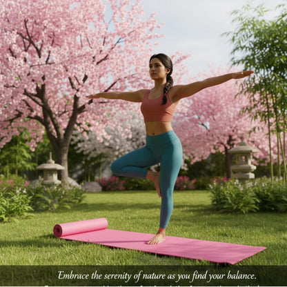 Yoga Mat Eco Friendly For Fitness & gym - Non-Slip Exercise Mat (180×60cm)