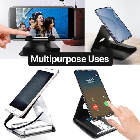 Premium Small Desktop Mobile Phone Stand Holder for Smartphones