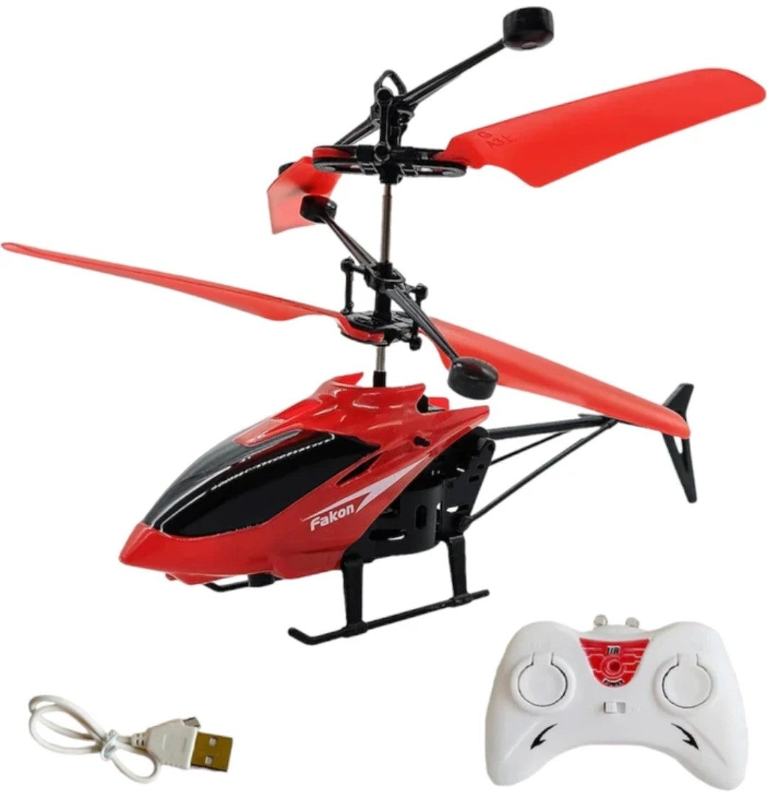 Remote Control Stunt Helicopter Toy for Kids – 360° Flip, Infrared Obstacle Sensor, Multi-Color (Red, Yellow, Green, Blue)