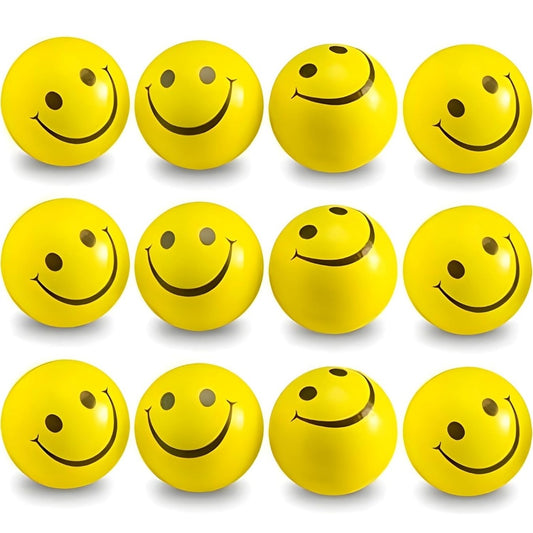 Soft Smile Stress Ball – Squishy Anti-Stress & Anxiety Relief Ball for Kids & Adults | Smiley Face Squeeze Toy for Hand Exercise, Relaxation & Fun