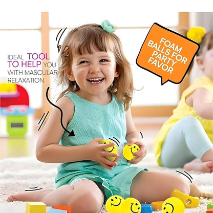 Soft Smile Stress Ball – Squishy Anti-Stress & Anxiety Relief Ball for Kids & Adults | Smiley Face Squeeze Toy for Hand Exercise, Relaxation & Fun