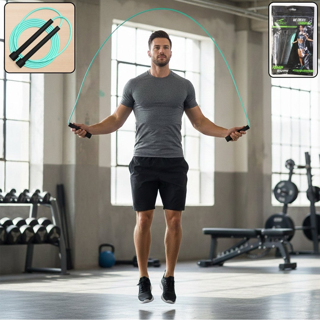 High-Speed Skipping Rope with Foam Padded Handles (Approx. 3 Meter)