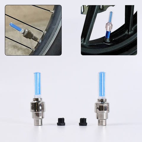 LED Tire Valve Cap Lights – Universal Fit