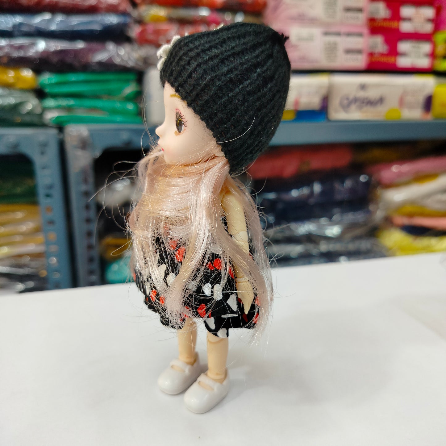 6-Inch Mini Fabric Doll Keychain – Lightweight Charm for Keys, Bags & Backpacks