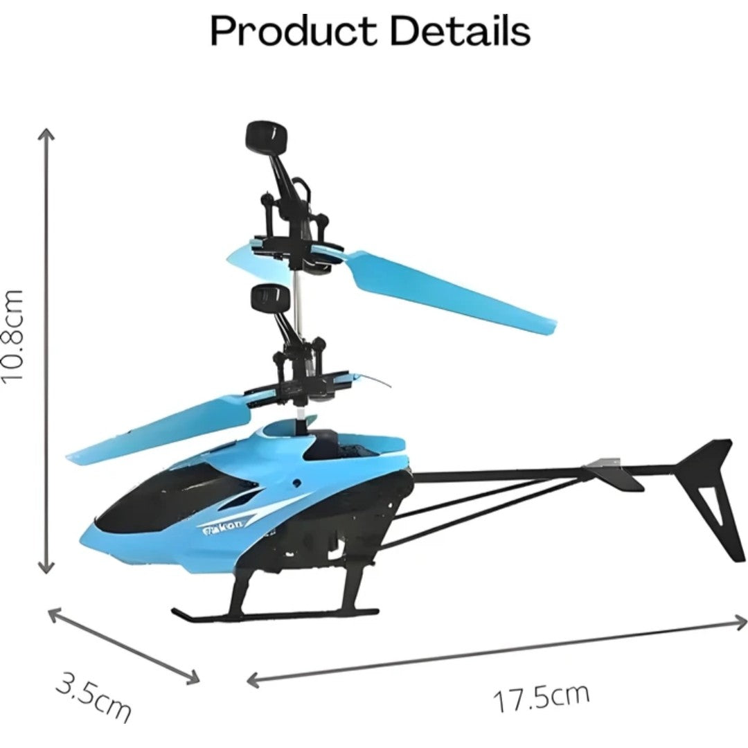 Remote Control Stunt Helicopter Toy for Kids – 360° Flip, Infrared Obstacle Sensor, Multi-Color (Red, Yellow, Green, Blue)