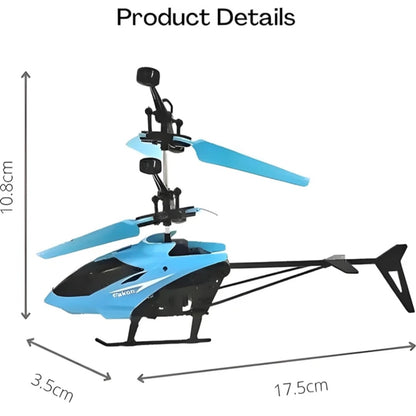 Remote Control Stunt Helicopter Toy for Kids – 360° Flip, Infrared Obstacle Sensor, Multi-Color (Red, Yellow, Green, Blue)