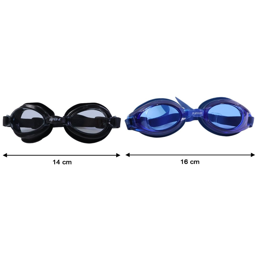 Swimming Goggles Set for Adults & Kids (2 Pieces)