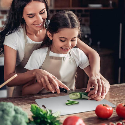 Stainless Steel Cutting Board with Scale – 31 × 20 cm