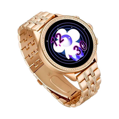 Gen 9 Diamond Strap Latest Edition Smartwatch (2 Straps – Rose Gold & Pink)