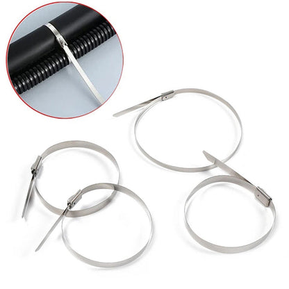 Stainless Steel Cable Tie – 100 Pcs (4.6 × 100 mm)