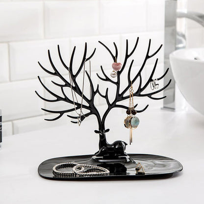 Deer Antler Jewelry Holder – Tree Design Jewelry Organizer Stand
