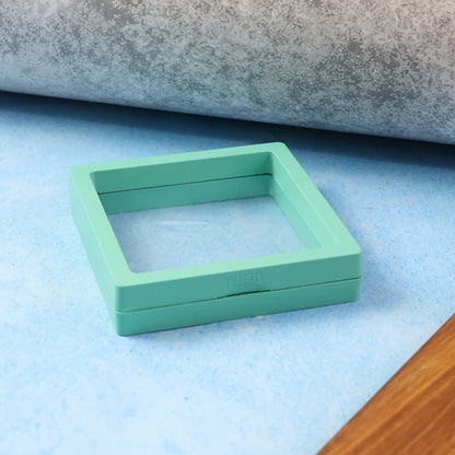 Transparent Floating Jewellery Display Box (9×9 cm)