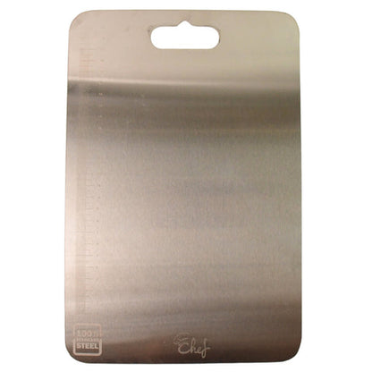 Stainless Steel Cutting Board with Scale – 31 × 20 cm