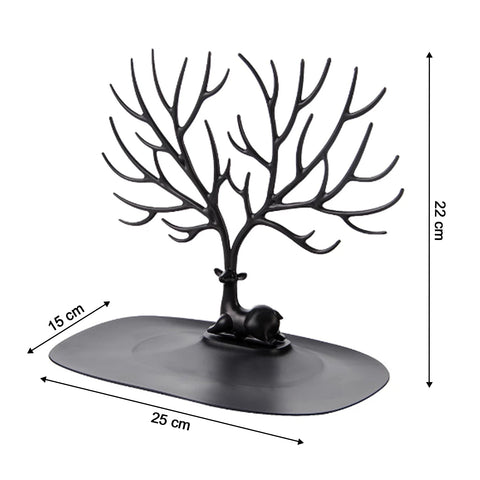 Deer Antler Jewelry Holder – Tree Design Jewelry Organizer Stand
