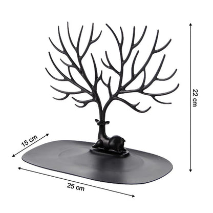 Deer Antler Jewelry Holder – Tree Design Jewelry Organizer Stand
