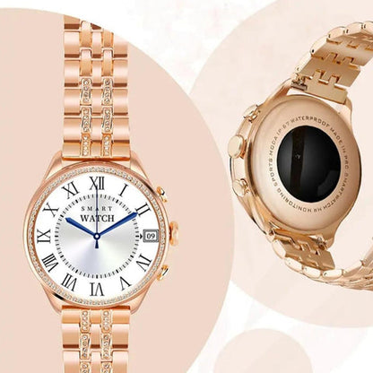 Gen 9 Diamond Strap Latest Edition Smartwatch (2 Straps – Rose Gold & Pink)