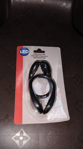 LED Shoes Clip Lights for Night Running (1 Pair)