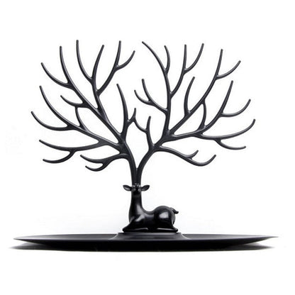 Deer Antler Jewelry Holder – Tree Design Jewelry Organizer Stand